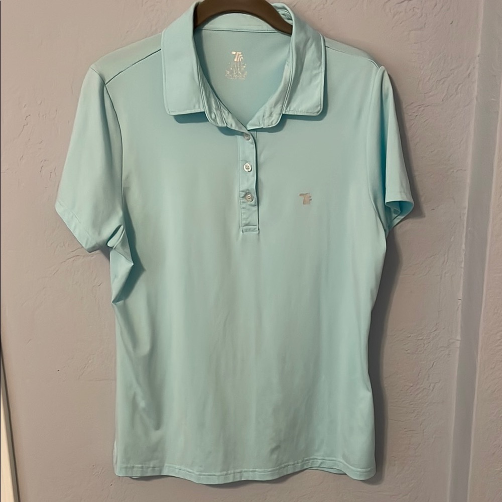 Women's Light Blue Golf  Shirt XL
